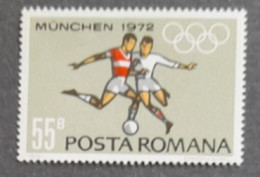 ROUMANIE ROMANA ROMINA  1972  MNH**   FOOTBALL FUSSBALL SOCCER  CALCIO VOETBAL FUTBOL FUTEBOL FOOT - Ungebraucht