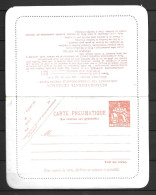 / France:Carte Pneumatique 3,00 Rouge (papier Azuré)n°2622CLPP - Pneumatici