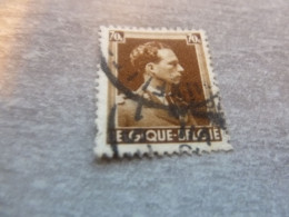 Belgique - Roi Léopold - 70c. - Brun Foncé - Oblitéré - Année 1936 - - Gebraucht