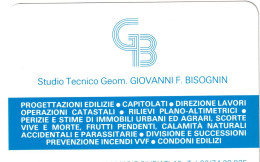 Calendarietto - GB - Studio Tcnico - Milano - Anno 1989 - Tamaño Pequeño : 1981-90