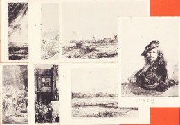 2145 / ♥️ ⭐ ◉ Set Van 7 Ansichtkaarten Allemaal Verschillend Van REMBRANDT 1606-1669 Museum Het Rembrandthuis AMSTERDAM  - Museen