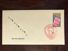 MEXICO FDC COVER 1994 YEAR PSYCHIATRY MENTAL HEALTH MEDICINE STAMPS - Mexique