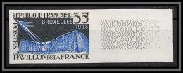 France N°1156 Exposition De Bruxelles Belgique Belgium 1958 Non Dentelé ** MNH (Imperf) Cote Maury 60 Euros - 1951-1960