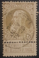 Belgium 20 C Classic Used Stamp 1909 Cancel - Autres & Non Classés