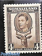 British Somalia 1938 4A, Stamp Out Of Set, Unused (hinged), Nature - Cattle - Somalilandia (Protectorado ...-1959)
