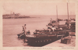 29 LESCONIL        Le  Port,à Gauche L'Ile Et Son Phare         TB  PLAN   Env 1930.    RARE - Lesconil