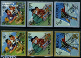 Bhutan 1967 World Jamboree 6v, Mint NH, Sport - Mountains & Mountain Climbing - Scouting - Arrampicata