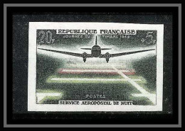 France N°1196 Journée Du Timbre Service 1959 Poste Aerienne Airmail Avion Douglas Dc3 Non Dentelé ** MNH (Imperf) - 1951-1960