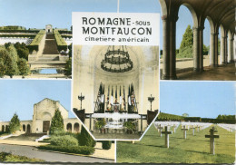 ROMAGNE Sous MONFAUCON- CIMETIERE AMERICAIN - 1969 - - Cimetières Militaires