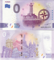 Billete  Souvenir De Cero Euros Porer Croacia - [ 7] Errori & Varietà