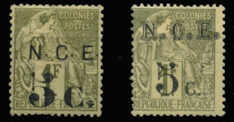 NUEVA CALEDONIA. * 9 Y 10. Cat. 90 €. - Unused Stamps