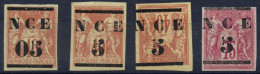 NUEVA CALEDONIA. * 3, 6 Y 7. Cat. +165 €. - Unused Stamps