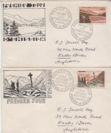 Andorra Set On 2 Used FDCs - FDC