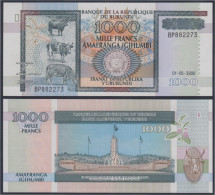 Burundi 1000 Francs 2006 Billete Banknote Sin Circular - Other - Africa