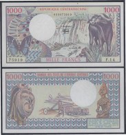 República Centroafrica 1000 Francs 1980 Billete Banknote Sin Circular - Other - Africa