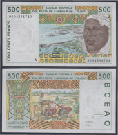 África Estados De Oeste Guinea Bissau 500 Francs 1997 Billete Banknote Sin Cir - Other - Africa