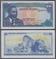 Kenia Kenya 20 Shillings 1974 Billete Banknote Sin Circular - Other - Africa