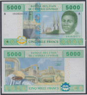 Camerún Cameroun 5000 Francs 2002 Billete Banknote Sin Circular - Other - Africa