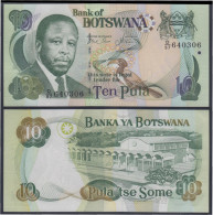 Bostwana 10 Pula 1982 Billete Banknote Sin Circular - Other - Africa
