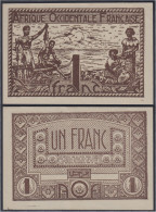 África Occidental Senegal 1 Franc 1944 Billete Banknote Sin Circular - Other - Africa
