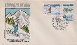 Andorra Set On FDC - Sci