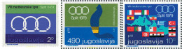 34335 MNH YUGOSLAVIA 1979 8 JUEGOS DEPORTIVOS MEDITERRANEOS EN SPLIT - Neufs