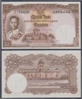 Tailandia 10 Baht 1953 Billete Banknote Sin Circular - Autres - Asie