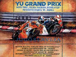 39955 MNH YUGOSLAVIA 1989 GRAN PREMIO DE YUGOSLAVIA DE MOTOCICLISMO EN RIJEKA - Neufs