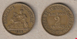 02434) Frankreich, 2 Francs 1922 - 2 Francs