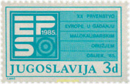 67241 MNH YUGOSLAVIA 1985 CAMPEONATO DE TIRO - Neufs