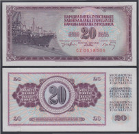 Yugoslavia 20 Dinara 1974 Billete Banknote Sin Circular - Autres - Europe