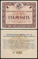 Andorra Billete 1 Peseta 1936 - Other - Europe