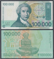 Croacia 100 000 Dinares 1993  Billete Banknote Sin Circular - Sonstige – Europa