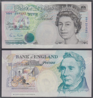 Gran Bretaña 5 Pounds 1990/92  Billete Banknote Sin Circular - Otros – Europa