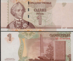 Transnistria 1 Rublo 2007 Billete Banknote Sin Circular - Autres - Europe