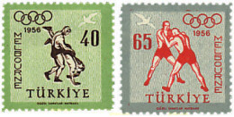 639021 HINGED TURQUIA 1956 16 JUEGOS OLIMPICOS VERANO MELBOURNE 1956 - Autres & Non Classés