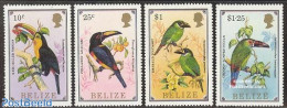 Belize/British Honduras 1986 Tucans 4v, Mint NH, Nature - Birds - Toucans - Honduras Britannique (...-1970)