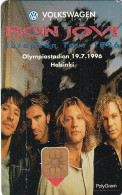 FINLAND - Bon Jovi, HPY Telecard, CN : 000089, Tirage 5000, 05/96, Used - Finlande