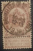 Belgium 2 C Used Postmark SON Stamp 1906 Cancel - Otros & Sin Clasificación