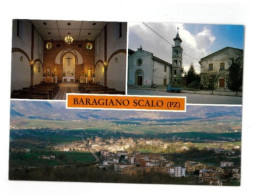 X1613) BARAGIANO  POTENZA   CARTOLINA  NON VIAGGIATA VEDUTINE SALUTI DA........ - Potenza