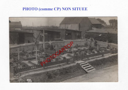 PHOTO NON SITUEE-CIMETIERE-Tombes-PHOTO Allemande-GUERRE 14-18-1 WK-PHOTO Meme Epaisseur Et Format Que CP- - Soldatenfriedhöfen