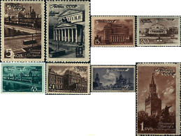 652621 HINGED UNION SOVIETICA 1946 EDIFICIOS Y MONUMENTOS DE MOSCU - Autres & Non Classés