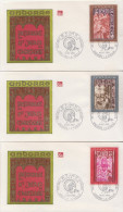 Andorra Set On FDC - Religieux