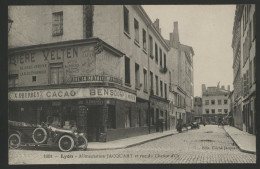 Carte Photo 1001-LYON Alimentation JACQUARD Et Rue Du Chariot D'Or Edition Cliché Jacquard - Lyon 4