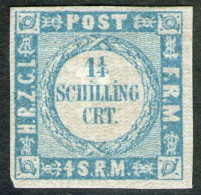 1 1/4 Shillinge Ultramarin - Schleswig Holstein Nr. 5 I - Ungebraucht Mit Gummi - Schleswig-Holstein