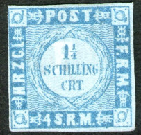 1 1/4 Shillinge Ultramarin - Schleswig Holstein Nr. 5 II - Ungebraucht Ohne Gummi - Pracht - Schleswig-Holstein