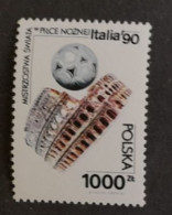 POLOGNE POLSKA 1990   MNH**   FOOTBALL FUSSBALL SOCCER  CALCIO VOETBAL FUTBOL FUTEBOL FOOT - 1990 – Italien