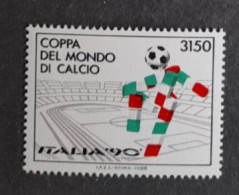 ITALIE ITALIA 1990   MNH**   FOOTBALL FUSSBALL SOCCER  CALCIO VOETBAL FUTBOL FUTEBOL FOOT - 1990 – Italia