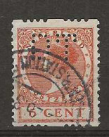 1926 USED Nederland NVPH R23 Met Watermerk Perfin - Used Stamps