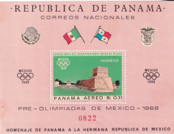 Panama Hb Michel 68 Con Manchas En La Goma - Verano 1968: México